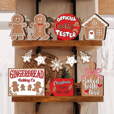 Rustic Christmas Decor Accessory Set