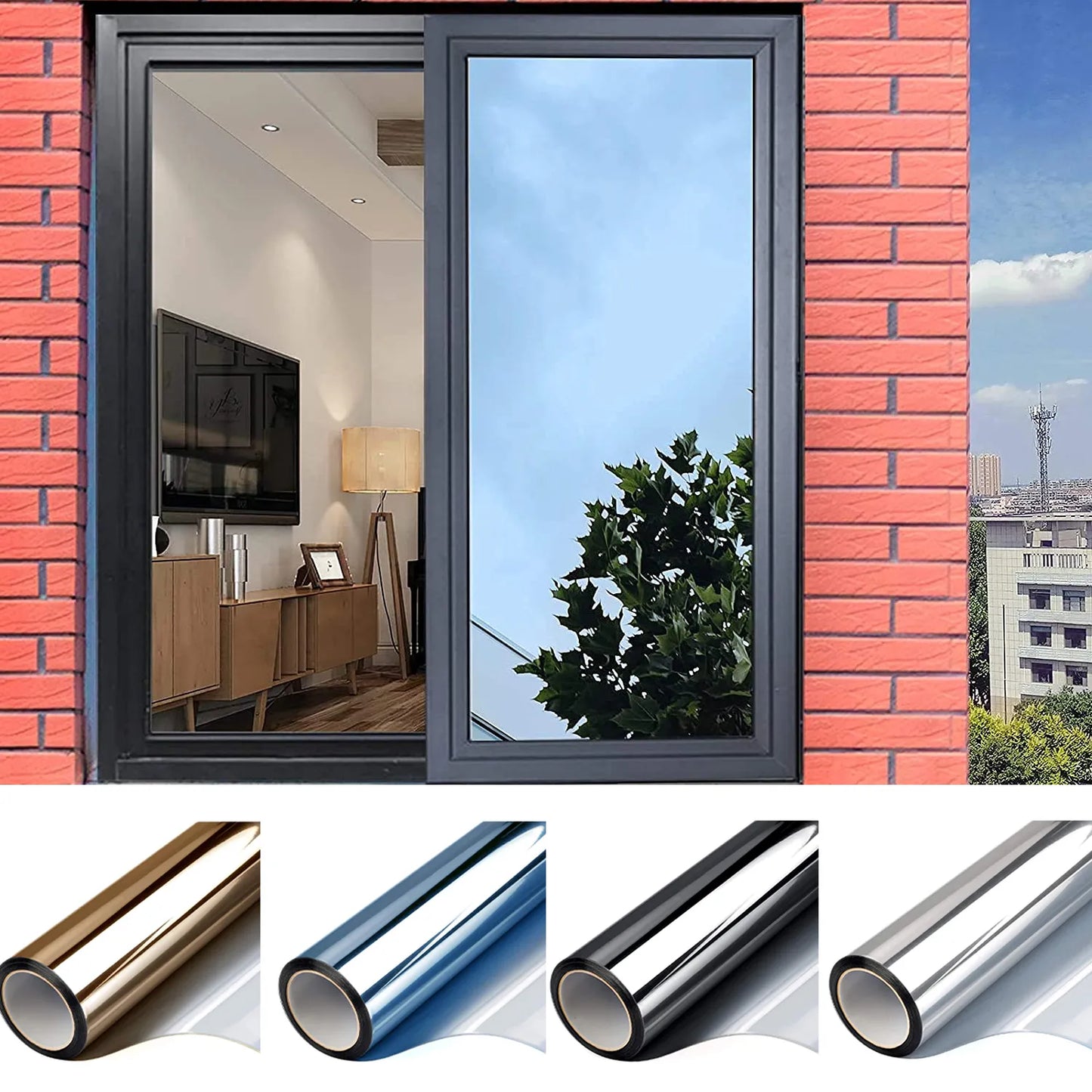 Reflective Window Film – Enhance Privacy and Keep Rooms Cool