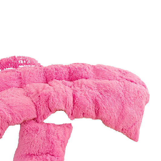 Bamboo Silk Patterned Bedding Set - Breathable Fabric