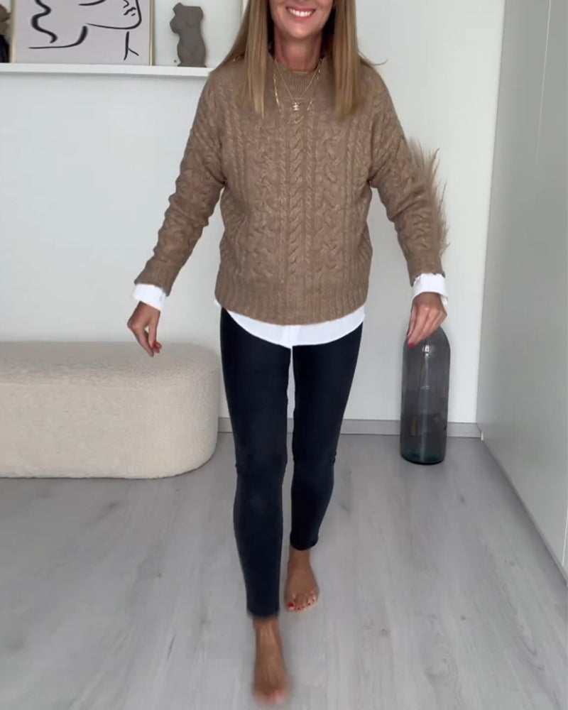 Easygoing Knit Sweater