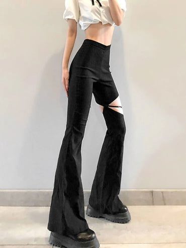 Ilaria | Women's Slim Fit Flared Pants