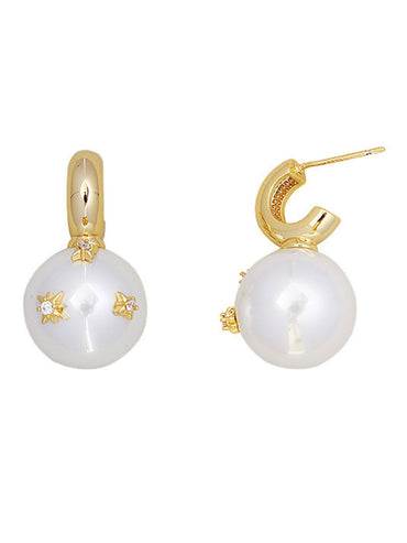 Vintage-Inspired Pearl Earrings
