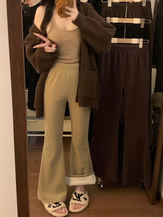 Lena | Vintage-Inspired Corduroy Flared Pants