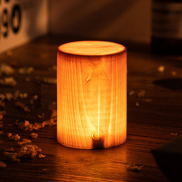 WoodGlow Elegant LED Table Lamp