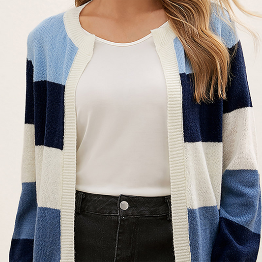 Lightweight Striped Cardigan