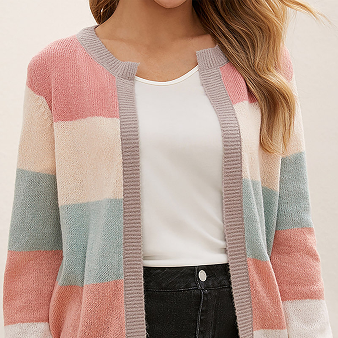 Lightweight Striped Cardigan
