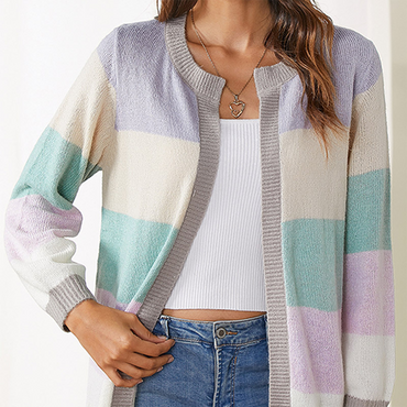Lightweight Striped Cardigan