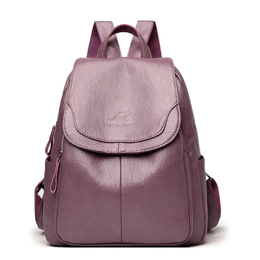 Isabella Classic Leather Backpack for Women