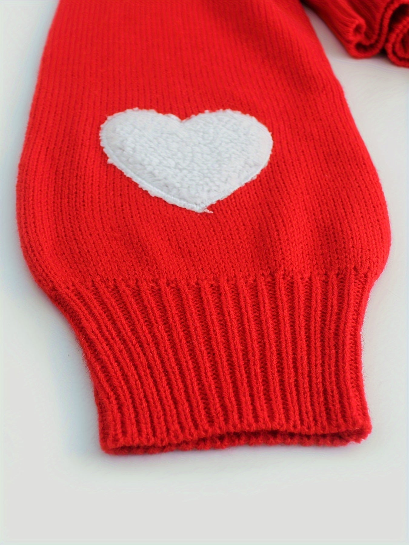 Lotte | Heart-Embellished Open Front Cardigan