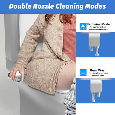 CleanJet | Slim Adjustable Water Bidet - Compact, Eco-Friendly, Effortless Installation