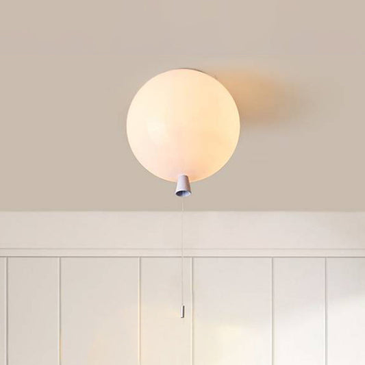 Contemporary Balloon-Shaped LED Ceiling Light – AuraLite