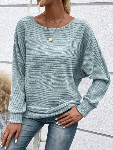 Sophie | Effortless Casual Pullover with Round Neck and Flared Sleeves