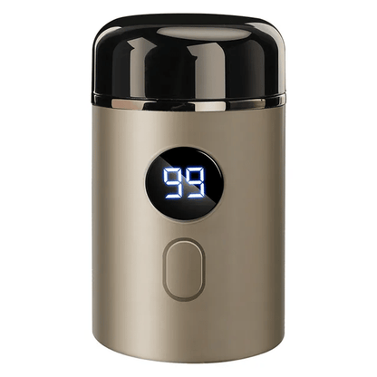 Compact Waterproof Electric Shaver — Portable Grooming Tool with 15 Blades