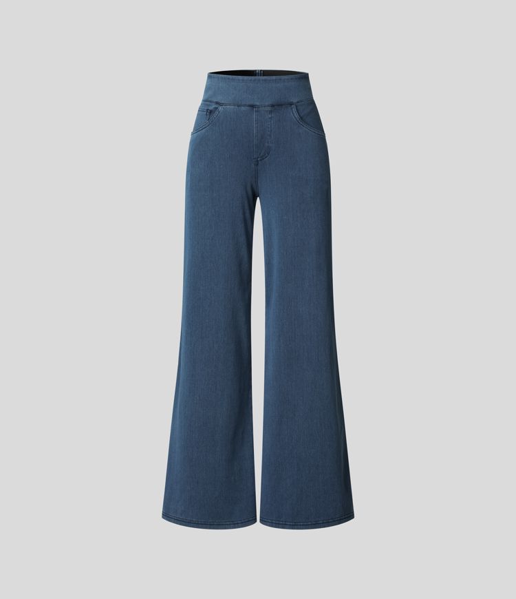 LIVAA | Women's High-Waisted Elastic Trousers