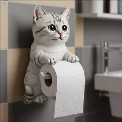 Adorable Cat Toilet Paper Holder – Stylish and Functional Bathroom Accessory