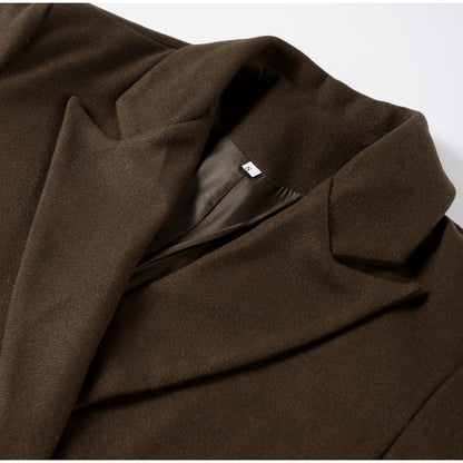 Stylish Oversized Double-Breasted Autumn Coat for Women