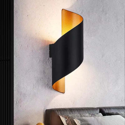 TwistLight Spiral-Shaped Modern LED Wall Fixture