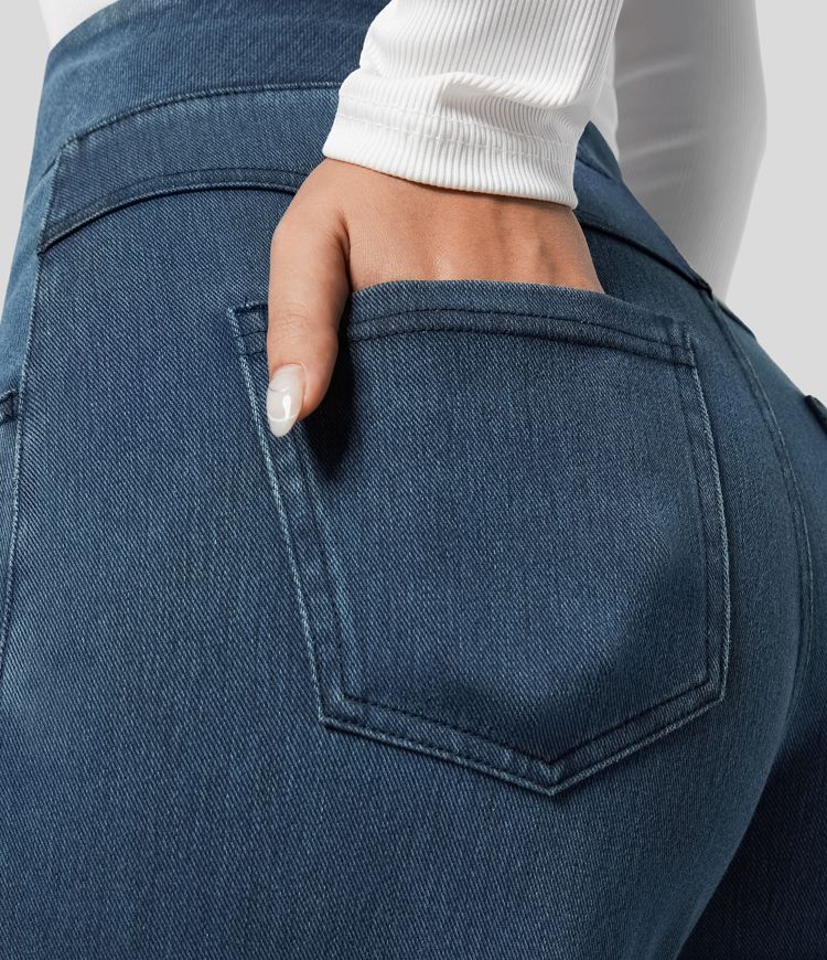 LIVAA | Women's High-Waisted Elastic Trousers
