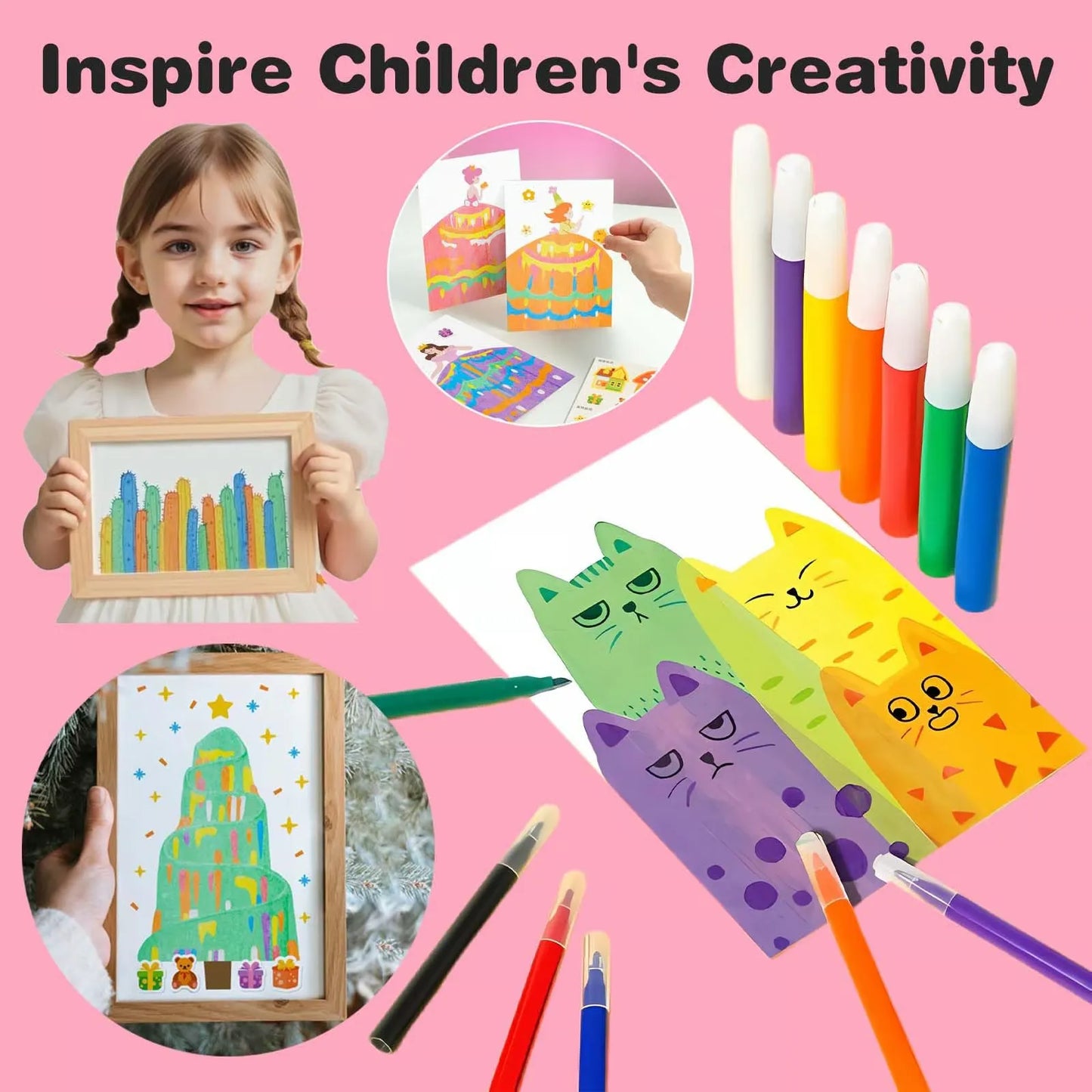 Mess-Free Magic Painting Set for Kids - Unleash Your Creativity!