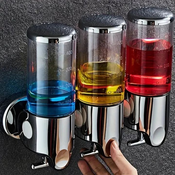GlitzyLather | Stylish Wall-Mounted Soap Dispensers - Premium Bathroom Essentials