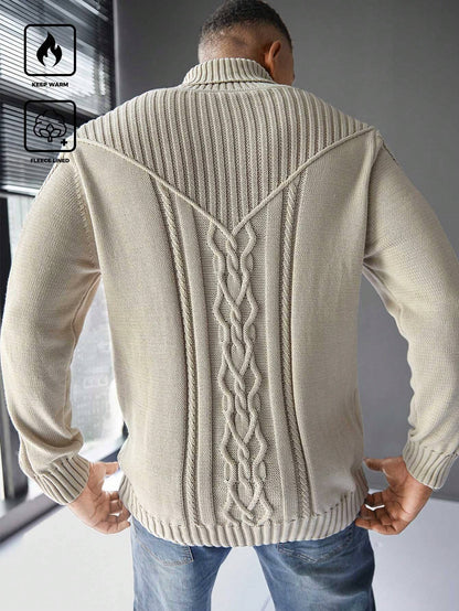 JAMES - Men's Cozy Knitted Sweater | Warmth and Comfort