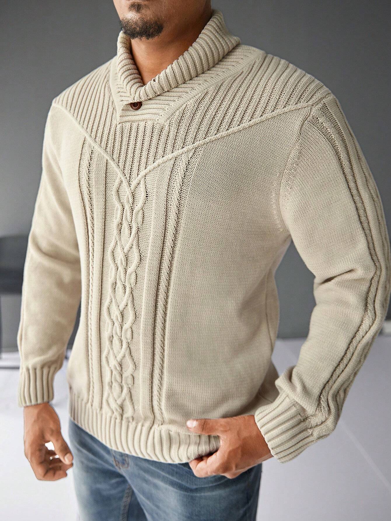 JAMES - Cozy Knitted Sweater for Men | Warmth & Comfort