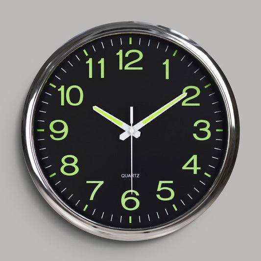 Treviq Elegant Oversized Wall Clock with Illuminated Design