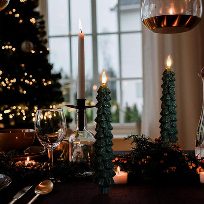 Remote-Controlled LED Candles for Christmas Trees – Safe and Elegant Holiday Decor