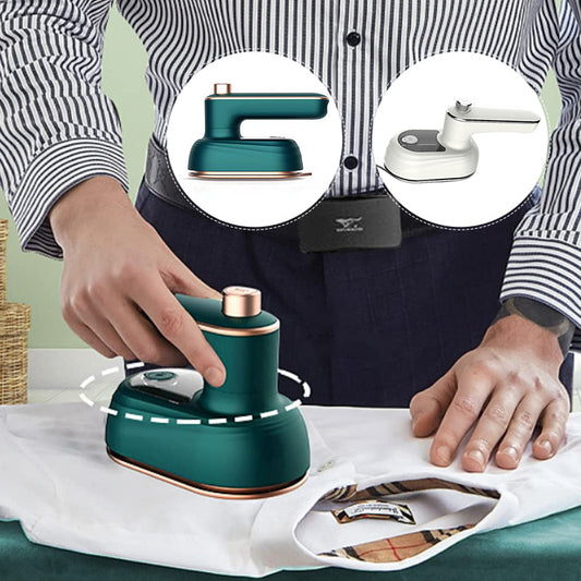 Portable 2-in-1 Mini Steam Iron for Easy Ironing!
