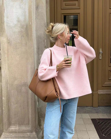 Cozy Women's Crew Neck Sweater