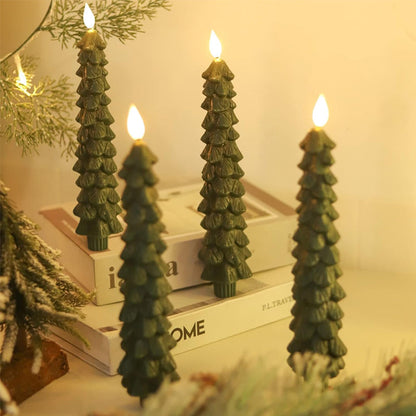 Remote-Controlled LED Candles for Christmas Trees – Safe and Elegant Holiday Decor