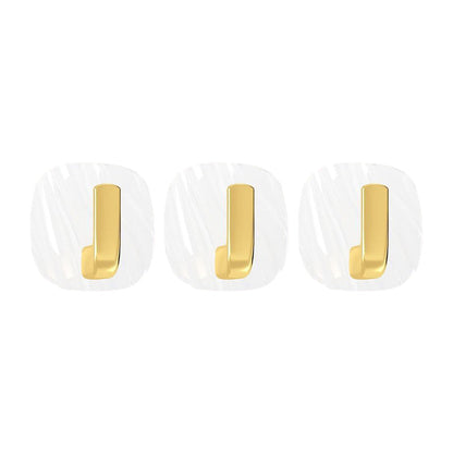 HookElegance | Clear Acrylic No-Drill Wall Hook - Strong Self-Adhesive, Reusable & Waterproof for Bathroom Use