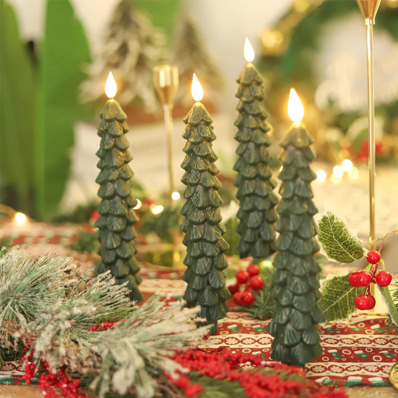 Remote-Controlled LED Candles for Christmas Trees – Safe and Elegant Holiday Decor