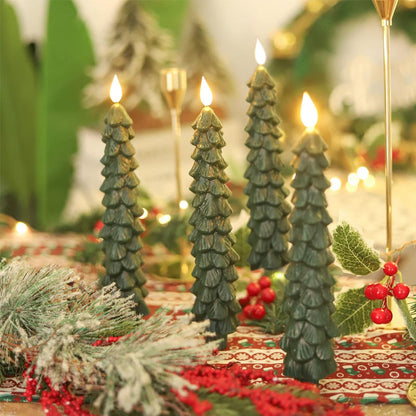 Remote-Controlled LED Candles for Christmas Trees – Safe and Elegant Holiday Decor