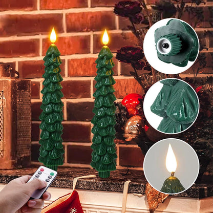 Remote-Controlled LED Candles for Christmas Trees – Safe and Elegant Holiday Decor