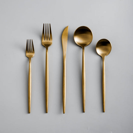 Finix | Sleek Stainless Steel Cutlery Set - Contemporary Dining Essentials for an Elegant Table