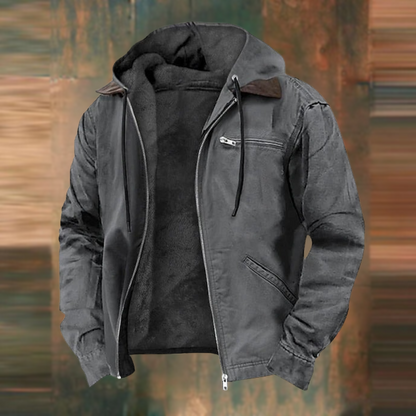 Bennetim Men's Cozy Winter Bomber Jacket