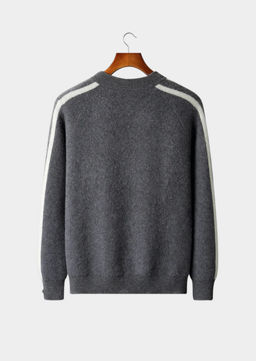 LIVAA Striped Wool Cardigan