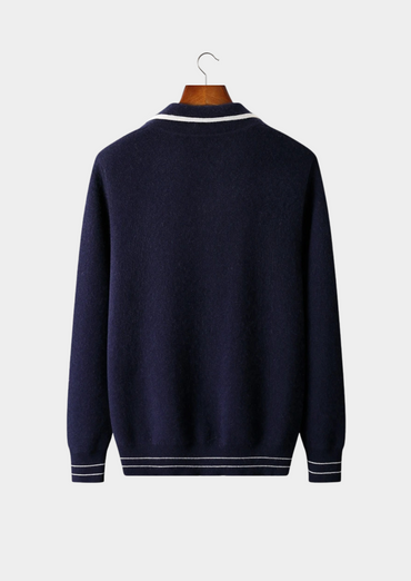 LIVAA Polo-Style Cardigan