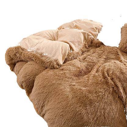 Bamboo Silk Patterned Bedding Set - Breathable Fabric