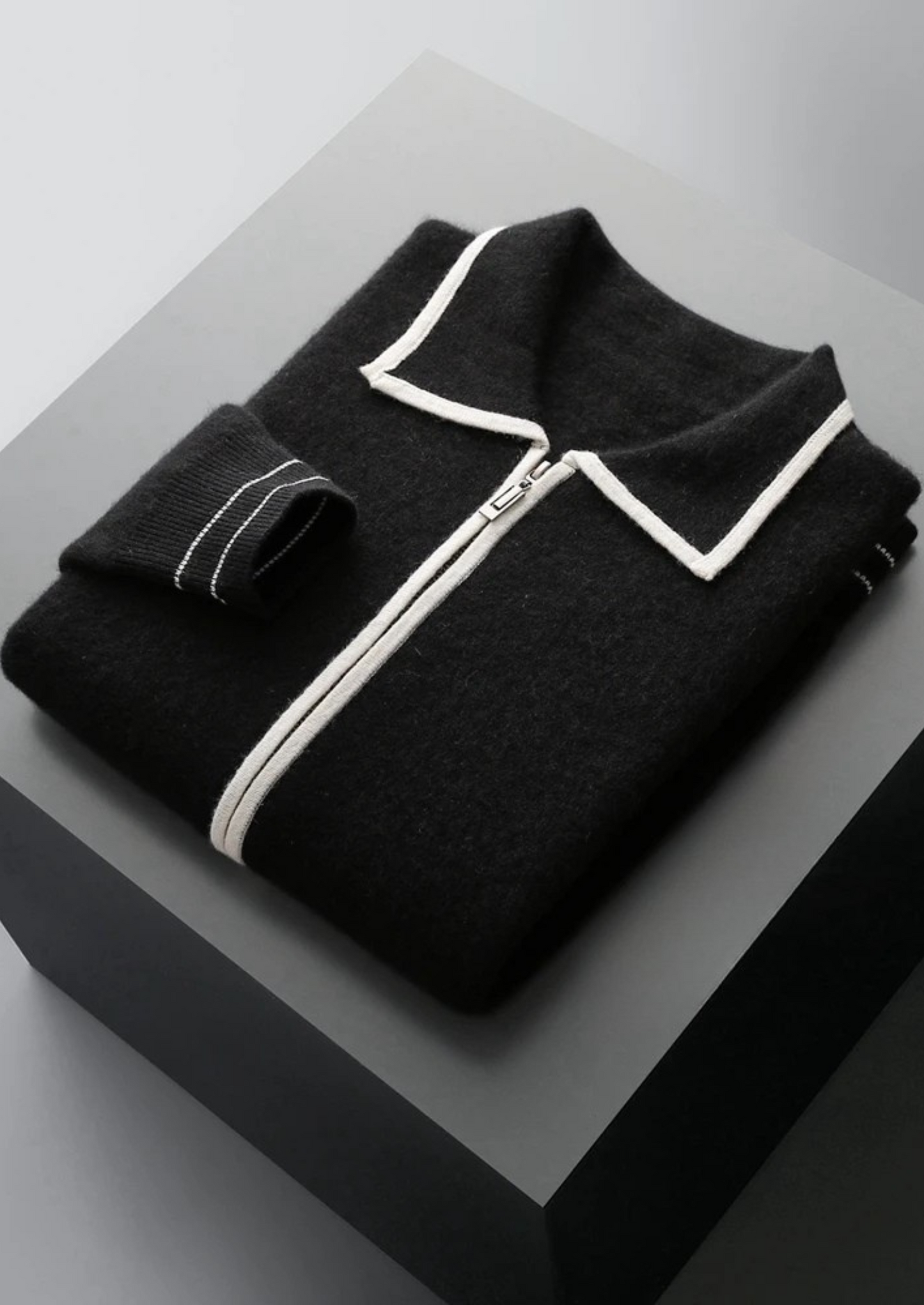 LIVAA Polo-Style Cardigan