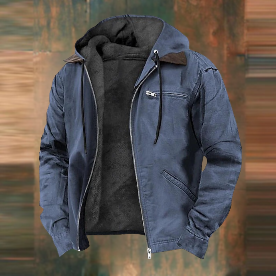 Bennetim Men's Cozy Winter Bomber Jacket