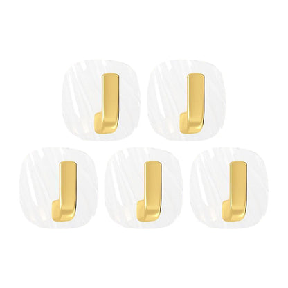 HookElegance | Clear Acrylic No-Drill Wall Hook - Strong Self-Adhesive, Reusable & Waterproof for Bathroom Use