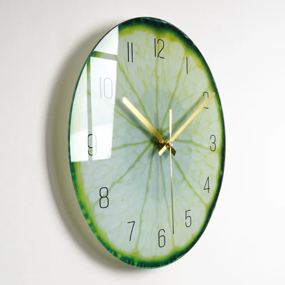 Luxorix Elegant Oversized Glass Wall Clock