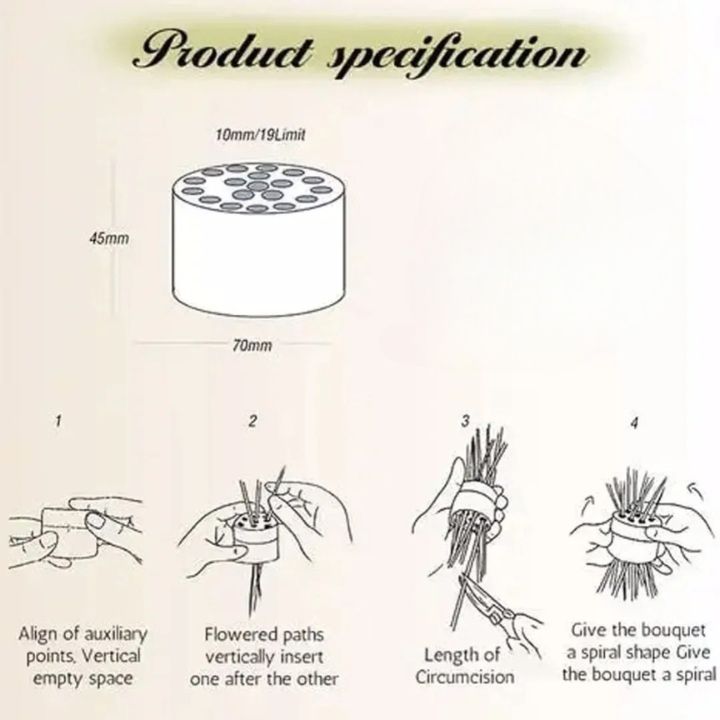 Buy One, Get One Free | Spiral Flower Holder for Ideal Vase Arrangements