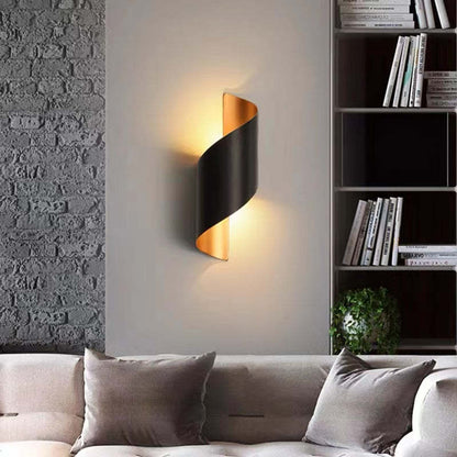 TwistLight Spiral-Shaped Modern LED Wall Fixture