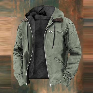 Bennetim Men's Cozy Winter Bomber Jacket
