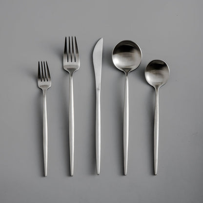 Finix | Sleek Stainless Steel Cutlery Set - Contemporary Dining Essentials for an Elegant Table