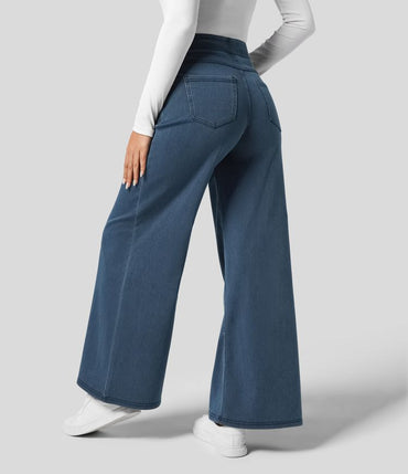 LIVAA | Women's High-Waisted Elastic Trousers