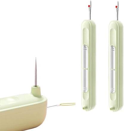Buy One, Get One Free | Compact Needle Threader & Seam Trimmer – Safe and Efficient
